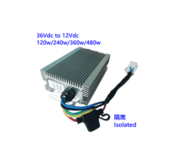 36Vdc to 12Vdc 120w 240w 360w 480w Isolated voltage reducer