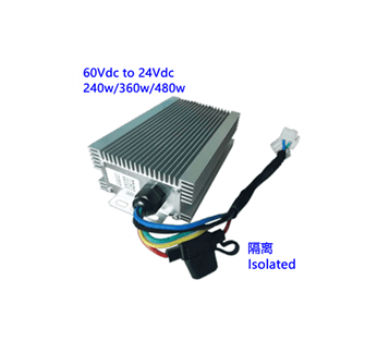 60Vdc to 24Vdc 240w 360w 480w Isolated voltage reducer